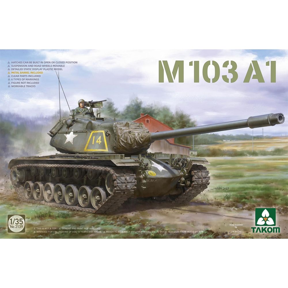 Bachmann Europe plc US Army M103A1 (c.1959) Heavy Tank